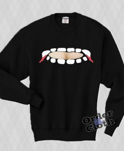 Gabby Show Vampire Teeth Sweatshirt