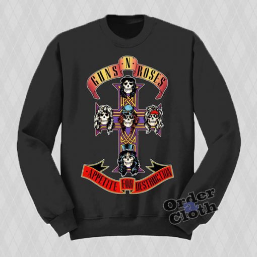 Guns N Roses Appetite For Destructions Sweatshirt