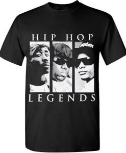 Hip Hop Legend Tupac Easy E Biggie T-shirt