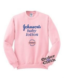 Johnson's baby lotion mildness Sweatshirt