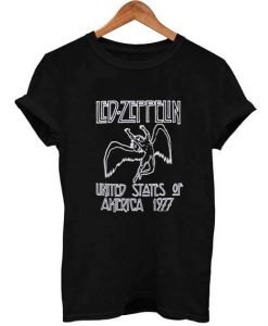 Led Zeppelin United States Of America 1977 t-shirt