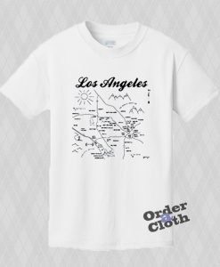 Los Angeles Map T-shirt