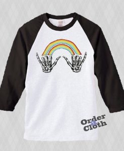 Louis Tomlinson rainbow skeleton hand Shirt