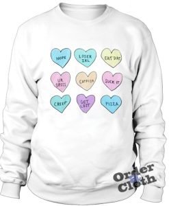 Mean hearts sweatshirt