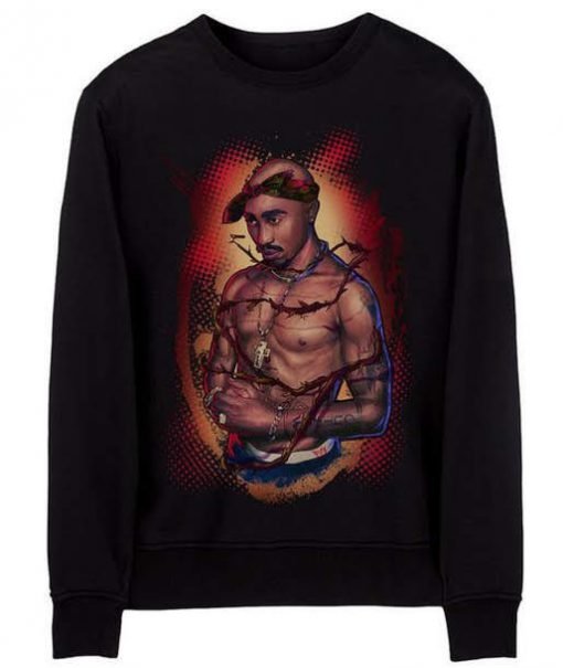 Tupac Shakur Graphic Sweatshirt