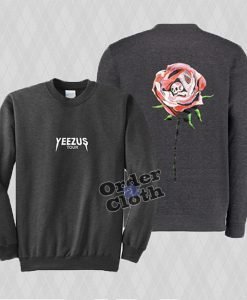Yeezus Tour Wes Lang Rose Sweatshirt