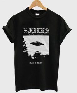 X-Files I want to believe t-shirt