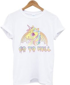 Go To Hell Unicorn T-shirt