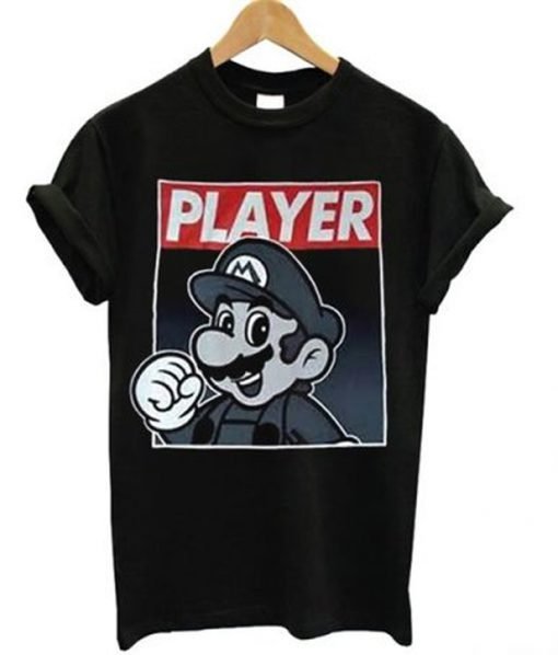 Player Super Mario T-shirt