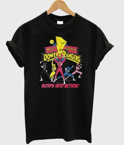 Power Rangers Morph Into Action T-shirt