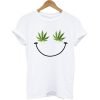 Weed Smiley T-shirt