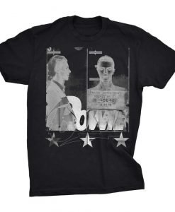 David Bowie Star 1975 Mugshot T-Shirt