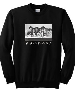 Friends Black And White Sweatshirt