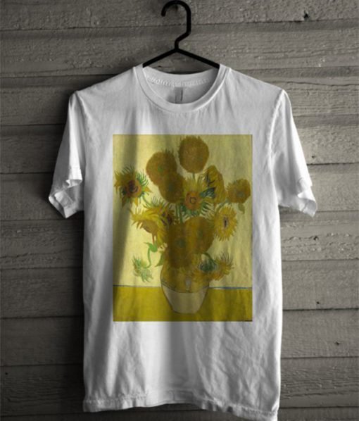 Vincent Van Gogh Sunflowers Graphic T Shirt