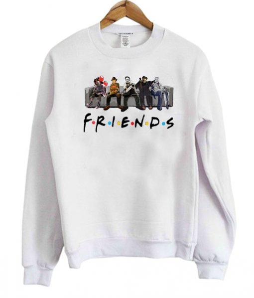 Friends TV Show Horror Character Graphic Sweatshirt