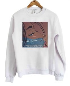 I drown in my thoughts of you and can't bring myself up for air Graphic Sweatshirt