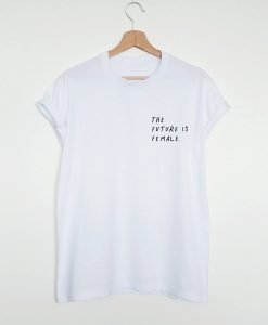 The Future Is Female Pocket Print T-shirt