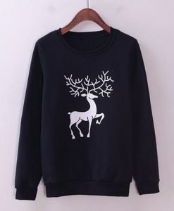Deer Graphic Sweatshirt