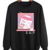 Japanese Otaku Stylish Aesthetic Milk Sweatshirt