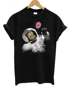 Homer Simpson Astronaut Donut T-Shirt