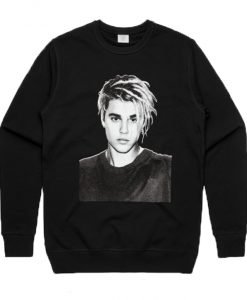 Justin Bieber Printed Sweatshirt