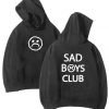 Sad Boys Club Front and Back Print Hoodie