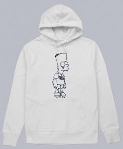 Crying Bart Simpson Graphic Hoodie
