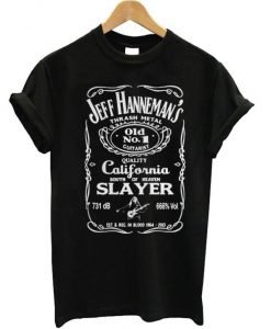 Jeff Hanneman’s Thrash Metal California South of Heaven Slayer T-shirt