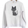 Aztec Patterned Cat Sweatshirt