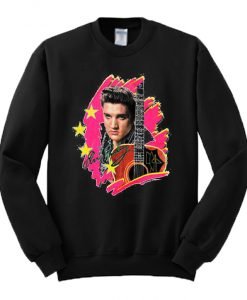 Elvis Presley Guitar Sweatshirt
