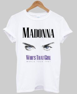 Madonna Who's That Girl World Tour 1987 T-shirt