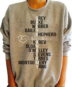 Grey's Anatomy Cast Sweatshirt