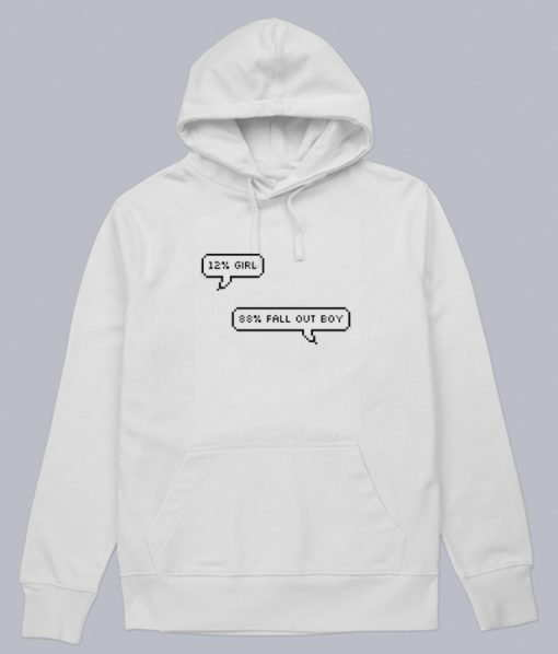 12 % Girl 88 Fall Out Boy Hoodie