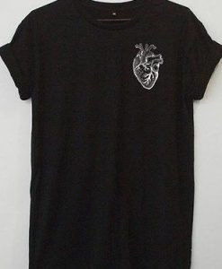 Heart Pocket Print T-Shirt