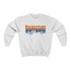 Bozeman Montana Mountain Sunset Sweatshirt