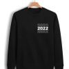 2022 Chest Print Sweatshirt