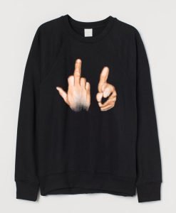 Fuck You Hand Sign Sweatshirt