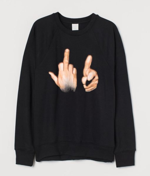 Fuck You Hand Sign Sweatshirt