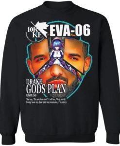Gods plan Eva-06 Drake Evangelion Sweatshirt