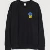 I Stand With Ukraine Pocket Print Sweatshirt