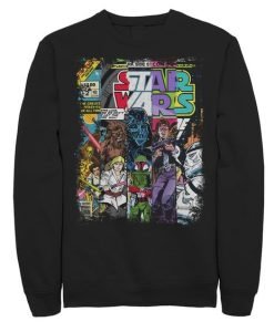 Comic Strip Graphic Sweatshirt