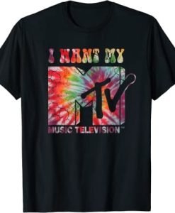 I Want My MTV Retro Tie Dye T-Shirt