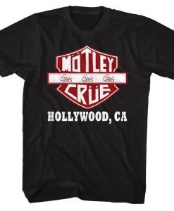 Motley Crue Hollywood California T-Shirt