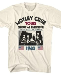 Motley Crue Shout At THe Devil Tour USA 1983 T-Shirt