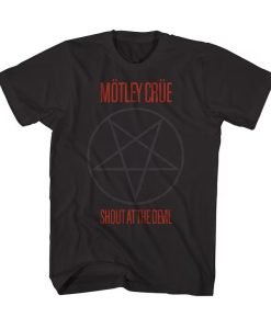 Motley Crue Shout At The Devil Pentagram T-Shirt