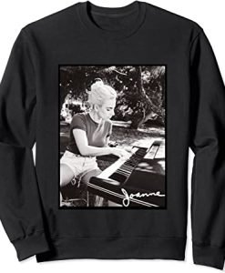 Lady Gaga Joanne Piano Photo Sweatshirt