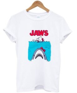 Hello Kitty Jaws Parody T-Shirt